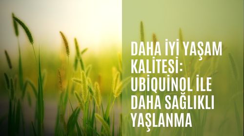 Daha iyi yaşam kalitesi: Ubiquinol ile daha sağlıklı yaşlanma